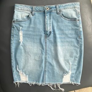 Short Jean Skirt